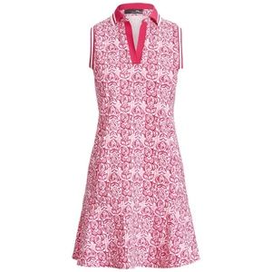 Ralph Lauren RLX Golf V-Neck Pink Fish Women's Golf Dress XS